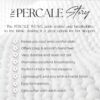 Organic 100% Cotton Percale Sheets Queen White- Crisp & Cooling Queen Sheets Set, 16” Deep Pocket, Breathable Bed Sheets for Hot Sleepers - Image 5