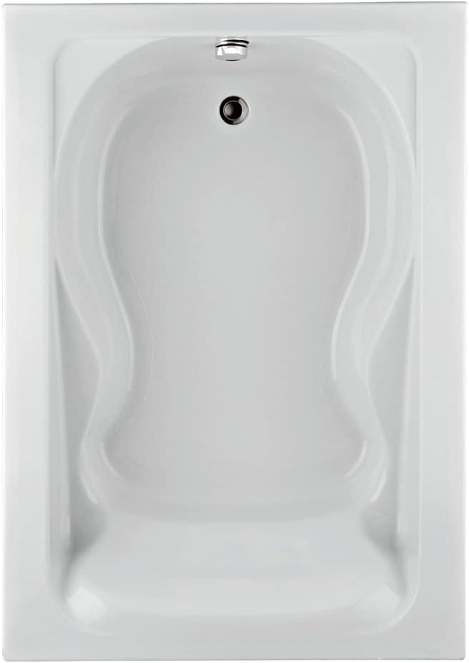 American Standard 2774.002.020 Cadet 6-Feet by 42-Inch Bath Tub with Form Fitted Back Rest, White