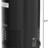AROEVE Air Purifiers for Bedroom Home, Air Purifier For Smoke Pollen Dander Hair Smell Air Cleaner with Sleep Mode Speed Control For Bedroom Office, MK01- Black(Available for California) - Image 10