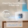 Dreo 3L Top Fill Humidifiers for Bedroom, 30H & 26dB Quiet Runtime for Large Room, Cool Mist Ultrasonic Humidifier with Humidity Sensor, Night Light for Home, Baby, Nursery, Plants, 360° Nozzle, White - Image 4