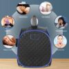 ZONEMEL Portable Steam Sauna, Full Body Home Sauna Spa, 1 Person or 2 Person Share Saunas, 2L Steam Generator with Remote Control (Black, L 33.5”x W 32.3”x H 41.7”) - Image 4