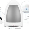 EyeVac Home Touchless Vacuum Automatic Dustpan - Great for Sweeping Pet Hair Food Dirt Kitchen - Ultra Fast & Powerful, Corded Canister Vacuum, Bagless, Automatic Sensors, 1000 Watt (White) - Image 3