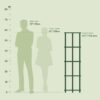 Furinno Turn-N-Tube 5 Tier Corner Display Rack Multipurpose Shelving Unit, 1-Pack, Espresso/Black - Image 7