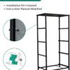 YITAHOME Dresser with 4 Drawers - Fabric Storage Tower, Organizer Unit for Bedroom, Hallway, Closets - Sturdy Steel Frame, Wooden Top & Easy Pull Fabric Bins - Image 7