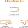 Amazon Basics Kid's Soft Easy-Wash Lightweight Microfiber 3-Piece Sheet Set, Twin, Navy Galaxy - Image 5