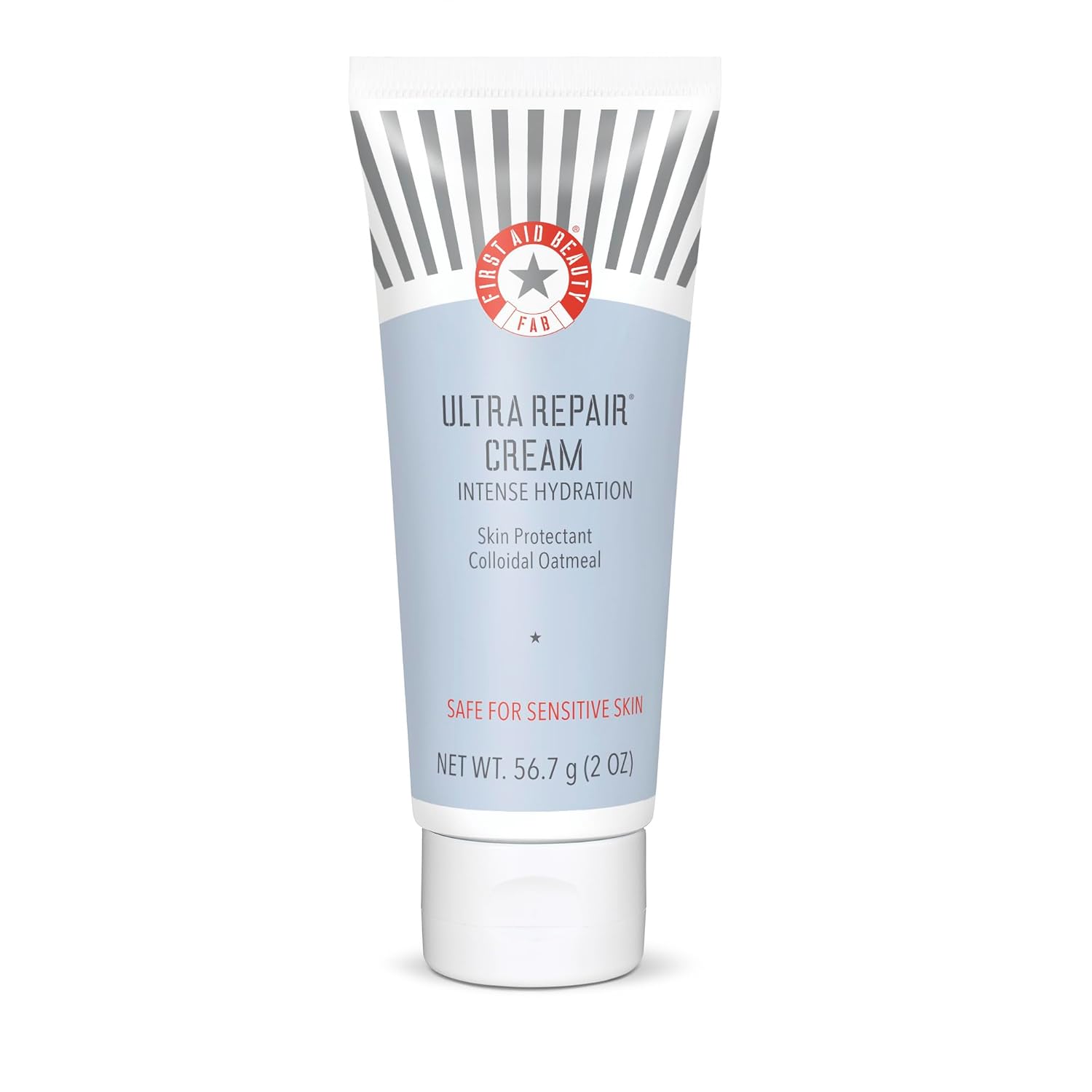 First Aid Beauty - Ultra Repair Cream, Intense Hydration Whipped Colloidal Oatmeal, Clinically Proven to Strengthen Skin Barrier in 7 Days & Helps Relieve Eczema, Luxury Face & Body Moisturizer, 2 oz