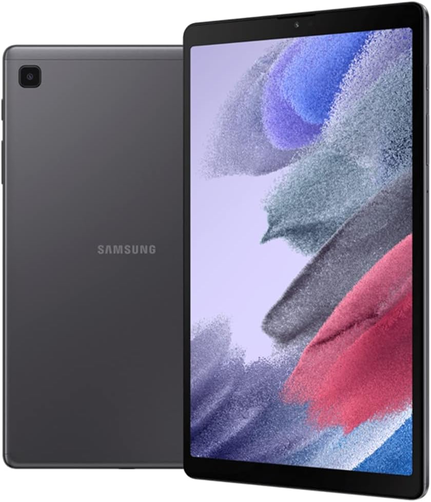 SAMSUNG Galaxy Tab A7 Lite (2021, 32GB, 3GB RAM) 8.7" (WiFi + Cellular) 5100mAh Battery, Android 11, 4G LTE Tablet GSM Unlocked, International Model - SM-T225 (Fast Car Charger Bundle, Gray)