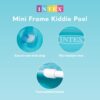 Intex 2 Pack 4ft x 12in Mini Frame Kiddie Beginner Swimming Pool, Ages 3 and Up, Blue - Image 3