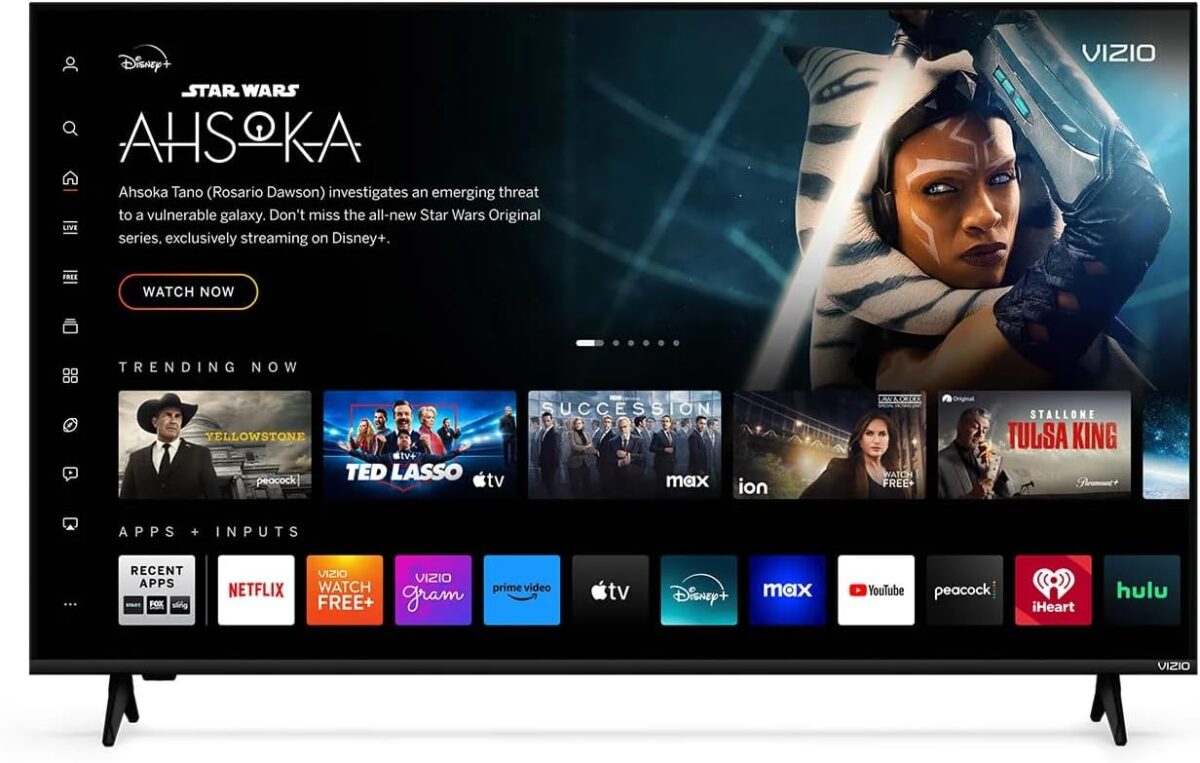 VIZIO 50 Inch V Series Class 4K UHD LED Smart TV Bluetooth Compatible with Dolby Vision HDR/HDR10+, DTS Virtual X, WiFi 6 Dual-Band and VRR (V4K50M-0810) (Renewed)