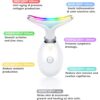 Red-Light-Therapy-for-Face and Neck, Red Light Therapy Wand, 7 Color Led Face Neck Massager for Skin Care, White - Image 3
