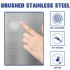 Kitchen Trash Can with Lid, 13 Gallon Automatic Garbage Can for Bathroom Bedroom Home Office 50 Liter Touch Free High-Capacity Brushed Stainless Steel Waste Bin - Image 4