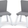 Delta Children 4-Piece Toddler Playroom Set, Grey/White - Image 6