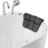 Empava Freestanding Whirlpool Bathtub,Acrylic 8 Hydromassage Jets Tub 59 inch - Image 11