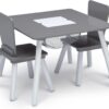 Delta Children 4-Piece Toddler Playroom Set, Grey/White - Image 5