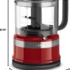 KitchenAid KFC3516ER 3.5 Cup Food Chopper, Empire Red - Image 5