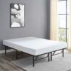 Amazon Basics Bed Frame with Storage, Foldable Metal Platform, Sturdy Steel, No Box Spring Needed, 14 inches High, Tool-Free Setup, King Size, Black - Image 8