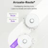 NARWAL Freo Robot Vacuum and Mop Comb, Washing & Drying, Dirt Sense Ultra Clean, Auto Add Cleaner, LCD Display, Smart Swing, Arcuate-Route, WiFi, APP Control, White - Image 9