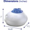 Vicks Warm Steam Vaporizer, Small to Medium Rooms, 1.5 Gallon Tank – Warm Mist Humidifier for Baby and Kids Rooms with Night Light, Works with Vicks VapoPads and VapoSteam - Image 9