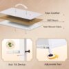 WLIVE White Dresser for Bedroom, TV Stand for Bedroom for 55 inch TV with Charging Station and LED Lights, Fabric Chest of Drawers with Open Shelves, 8 Drawers Dressers for Living Room, Closet - Image 8