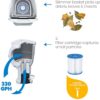 Funsicle Active 8' x 30" Outdoor Round Frame Above Ground Swimming Pool Set with Filter Pump and Type D Filter Cartridge, Blue - Image 3
