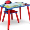 Delta Children - Marvel Spidey and His Amazing Friends 4-Piece Toddler Room-in-a-Box Set – Includes Sleep and Play Toddler Bed, Table, 1 Chair and Fabric Toy Box, Blue/Red - Image 13