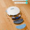 HONITURE Robot Vacuum and Mop Combo, 4000pa Strong Suction, G20 Robot Vacuum Cleaner with Self-Charging, 150Mins Max, App&Remote&Voice Control, Super-Slim, Ideal for Pet Hair - Image 2
