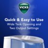 Vicks Warm Mist Humidifier - Air Humidifier for Bedroom, Home & Large Room, Baby, Kids and Adults Soothing Steam Vaporizer for Cough, Congestion, Allergies & Dry Air, VapoSteam Compatible - Image 7
