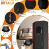 Portable Sauna Box for Home, Steam Sauna Box, 35" x 18" x 25", 71" Full Body Personal Sauna Room with 1200W 3L Steamer, Foldable Chair and Remote Control for Wellness & Relaxation - Image 5