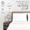 Organic 100% Cotton Percale Sheets Queen White- Crisp & Cooling Queen Sheets Set, 16” Deep Pocket, Breathable Bed Sheets for Hot Sleepers - Image 3