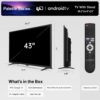 FPD 43 Inch Smart TV Flat Screen Frame LED Television Full HD 1080p Google Cast Built in, Streaming Live Ultra Thin HDR10 Android TV, Bluetooth, Vesa, Hdmi, WiFi (Palette-Series 2025) - Image 8
