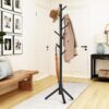 Coat Rack, Freestanding Coat Rack with 8 Hooks and 3 Adjustable Size Tree Coat Racks for Bedroom, Hallway, Entrance, Office, for Hats, Coats, Scarves, Handbags - Image 5
