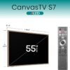 Hisense 55-Inch Class QLED 4K S7N CanvasTV Series Dolby Vision HDR Google Smart TV (55S7N, 2024 Model) - Art Mode, Anti-Glare Panel, Hi-Matte Display, Frame & UltraSlim Wall Mount Included, 144Hz - Image 2