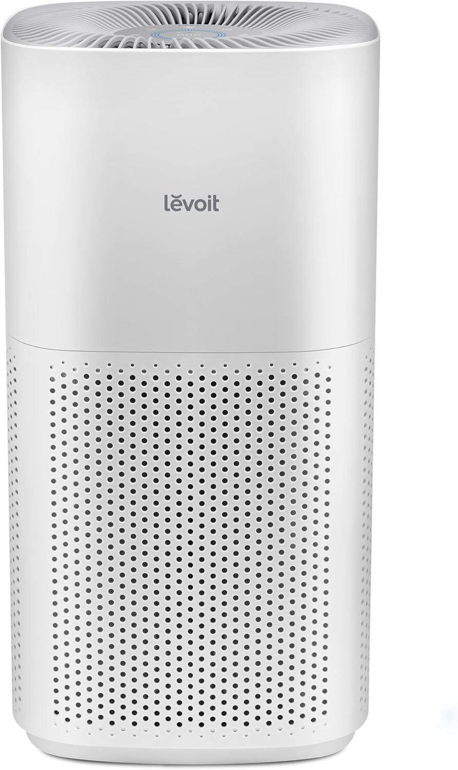 LEVOIT Air Purifiers for Home Large Room Up to 3175 Sq. Ft with Smart WiFi, PM2.5 Monitor, HEPA Sleep Mode, 3-in-1 Filter for Smoke, Pet Allergies, Dust and Odor, Alexa Control, Core 600S-P, White