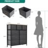 YITAHOME Dresser with 9 Drawers, Fabric Dresser for Bedroom, Living Room, Hallway, Closets (Dark Grey) - Image 3