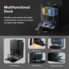 roborock Qrevo S Robot Vacuum and Mop, Self-Drying, Auto Mop Washing, 7000Pa Suction, Self-Emptying & Refilling, 10mm Mop Lifting, 200RPM Spinning Mops, Smart Obstacle Avoidance, Black - Image 2