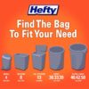 Hefty Ultra Strong 13 Gallon Trash Bags, Tall Kitchen Trash Bags 13 Gallon Size, Drawstring Closure, Continuous Odor Control, White, Citrus Twist Scent, 80 Bags - Image 7