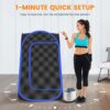 Portable Steam Sauna,Sauna Tent,Home Sauna with 2024 New 3L 1300 Watt Steamer,Steam Saunas for Home,Gym,Yoga, Pilates - Image 2