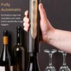 OPENERO Electric Wine Opener — Luxurious Automatic Wine Corkscrew Electric with Charging Base and Steel Foil Cutter, Wine Gifts For Women Men (Gold) By LINKSTYLE - Image 3