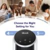 LEVOIT Tower Fan for Bedroom, 25ft/s Standing Fan that Blows Cold Air for Home, Quiet 28dB for Sleep, Remote, 90° Oscillation, 12H Timer, 5 Speeds, 4 Modes with Smart Sensor, Bladeless 36 inch, White - Image 4