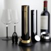 OPENERO Electric Wine Opener — Luxurious Automatic Wine Corkscrew Electric with Charging Base and Steel Foil Cutter, Wine Gifts For Women Men (Gold) By LINKSTYLE - Image 7