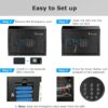 Bonsaii Safe, 0.6 Cubic Safe Box with Electronic Keypad, Removable Shelf, for Valuables Jewelry and Documents in Home, Hotel, or Business, 9.84"D x 13.78"W x 9.84"H - Image 4