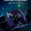 VOYEE Switch Controller, LED Star Wireless Pro Controllers Compatible with Lite/OLED, Multi-Platform Windows PC/IOS/Android with 9 Colors RGB Light/Programmabele/Vibration/Turbo/Wakeup - Image 2
