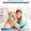Alaga 3K Security Camera for Home, 5G and 2.4G WiFi,360° Pan, Human Pet Motion AI, Night Vision, Speaker, Compatible with Alexa and Google Assistant - Image 2