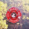 Pet Alert Stickers Static Cling Window Decals Emergency Pets Rescue Sign (6 Pack) with Bonus: Pet Home Alone Wallet Card & Key Tag - NO Adhesive, Removable, UV Resistant - Image 3