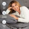 Queen Size 4 Piece Sheet Set - Comfy Breathable & Cooling Bed Sheets Set - Hotel Luxury Bedding for Women, Men, Kids & Teens - Deep Pockets, Easy-Fit, Super Soft & Wrinkle Free - Oeko-Tex - Dark Grey - Image 4
