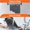 KIMIUP Kitchen Cutting Board (Set of 3),Professional Chopping Boards Sets,Dishwasher Safe Cutting Boards With Juice Grooves & Carrying Handle & No BPA - Image 4