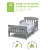 Delta Children Canton Toddler Bed, Greenguard Gold Certified, Grey - Image 4