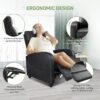 Recliner Chair with Massage and Lumbar Support, Small PU Leather Home Theater Seating, Adjustable Modern Reclining Chair for Adults in Living Room - Image 5