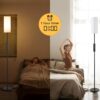 Ambimall Floor Lamps for Living Room, 64" Modern Floor Lamp with Remote Control and Stepless Dimmable Colors Temperature & Brightness, Standing Lamps for Living Room Bedroom Office, 9W Bulb Included - Image 4