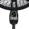 Lasko Oscillating Cyclone Pedestal Fan, Adjustable Height, Timer, Remote Control, 3 Speeds, for Bedroom, Living Room, Home Office, 18", Black, 1843 - Image 9